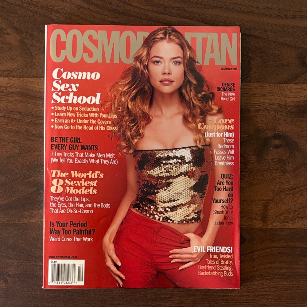 Dec 1999 • Denise Richards • Cosmopolitan Magazine